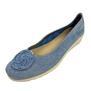 The FLEXX 'Run Away'‎ Milo Leather Bon Bon Comfort Wedges